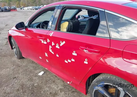 2019 Honda Accord Sport from USA, damaged, VIN 1HGCV1F3XKA165610